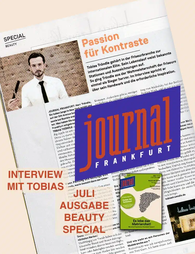 Passion für Kontraste - Interview im Journal Frankfurt