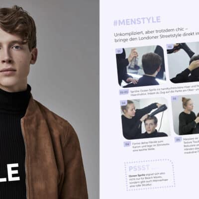 EIMI Style Book Shooting powered by Tobias Tröndle - men hair styling