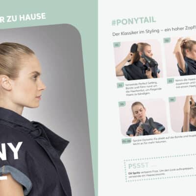 EIMI Style Book Shooting powered by Tobias Tröndle - long hair ponytail DIY